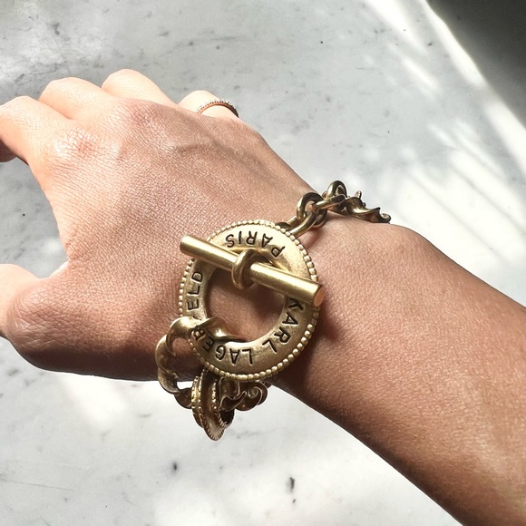 Vintage Karl Lagerfeld(Not Chanel) Toggle Bracelet - Picture 5 of 5